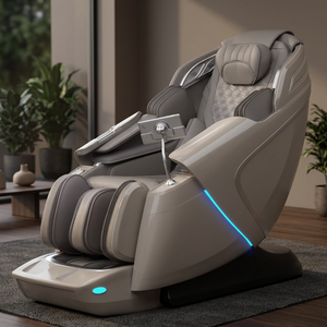 Poltrona Massaggiante Intelligente di Alta Qualità con Controllo Vocale, Gravità Zero 4D, Grigia in ABS per Uso Domestico, Massaggio Piedi - Vendita all'Ingrosso - Product Image 3