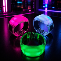 Bracelet lumineux LED avec télécommande, bracelet lumineux DMX clignotant pour fêtes, événements, concerts, danse, sports, jeux, vente en gros