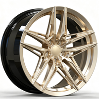 Moyeu de roue forgé robuste résistant aux chocs 5X112, plusieurs options de couleurs, remplacement à visser directement pour automobiles universelles