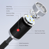 XUNDE led machine-outil lampe de travail IP67 étanche projecteur industriel 3W 6W 9W magnétique CNC lumière de travail