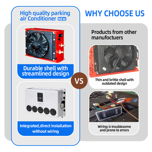 Xe Tải Điều hòa không khí hệ thống máy nén 12V 24V chia Loại điều hòa không khí cho xe tải xe cắm trại - Product Image 2