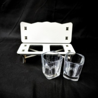 Sublimatiebank Ambachtelijke Houten Wijnhouder Stoelvorm Mdf Blanks