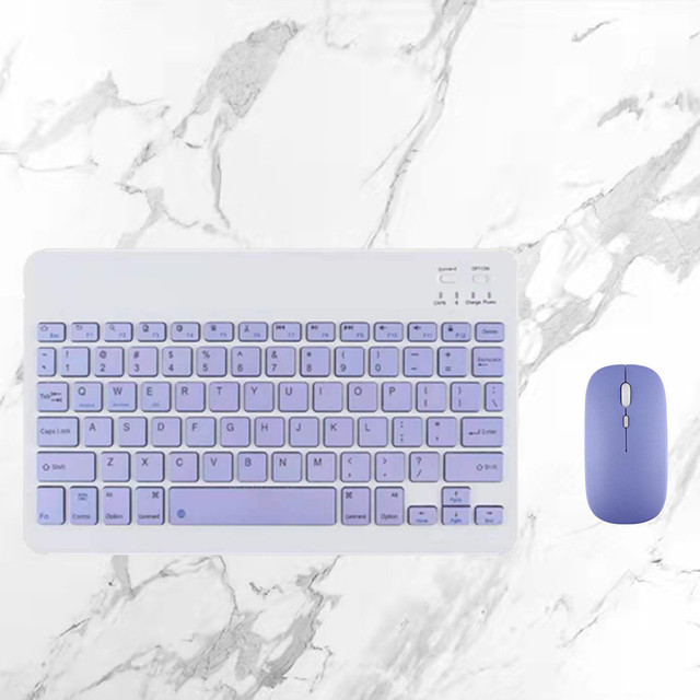 Tastiera viola + mouse