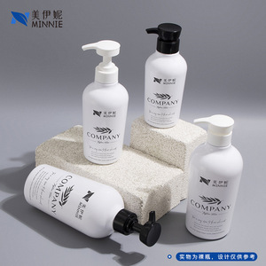 Botella transparente con bomba de 500 ml de Minnie Company para champú, gel de ducha, loción corporal, dispensador con bomba de emulsión para el cuidado personal. - Product Image 4