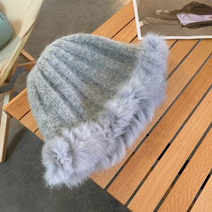 <span class=keywords><strong>Bonnet</strong></span> tricoté épais fait main pour femmes à la mode avec doublure 3D brodé chaud <span class=keywords><strong>ample</strong></span> pour les scènes d'affaires de plage - Product Image 3