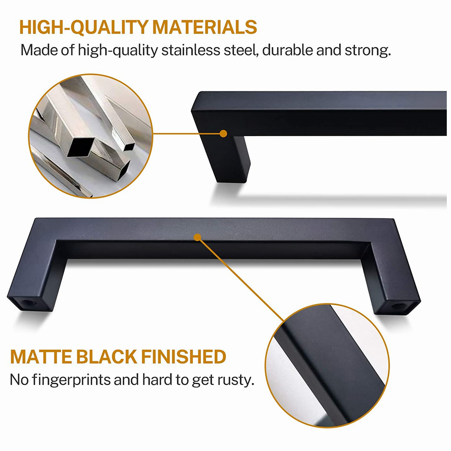 Luxury Golden Classic Stainless Steel European Style Hardware Furniture Drawer Cupboard Pull Knobs Kitchen Cabinet Handle