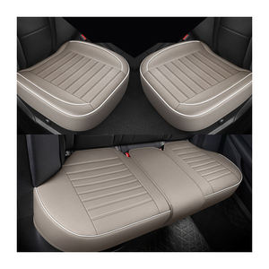 1 Housse de siège auto universelle en cuir PU, coussin de protection quatre saisons pour sièges avant et arrière, accessoires auto - Product Image 1