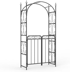 <span class=keywords><strong>Arche</strong></span> de clôture extérieure <span class=keywords><strong>en</strong></span> fer écologique certifiée 70x81cm, facilement assemblable pour cérémonie ou <span class=keywords><strong>mariage</strong></span> - Product Image 1