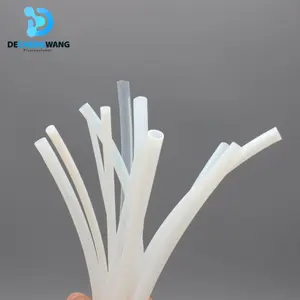 % 100% bakire beyaz PTFE boruları ptfe tüp şeffaf 2*4