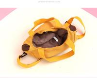 Sac à bandoulière en toile de style coréen INS, broderie de fruits de dessin animé, forme de banane, sac à bandoulière pour téléphone portable, sac à bandoulière mignon pour fille
