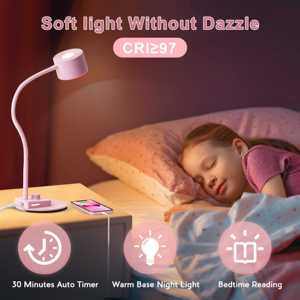Lámpara de Escritorio Moderna de Aluminio con Atenuación DC y 7 Niveles de Brillo <span class=keywords><strong>para</strong></span> Dormitorio o Sala de Estar - Lámpara de Mesa LED - Product Image 3