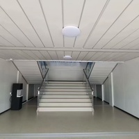 Maisons conteneurs modulaires préfabriquées démontables portables de 10, 20 et 40 pieds pour jardins, hôtels, chambres et salons