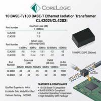 Transformateur Ethernet magnétique 1000B T, conforme RoHS, transformateur LAN compatible avec les puces IC courantes pour les caméras de sécurité