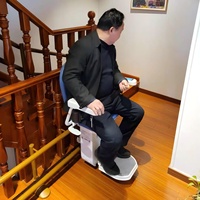 Nuevo Elevador Eléctrico para Escaleras CE, Silla Elevadora para el Hogar, Silla Elevadora para Escaleras Curvas