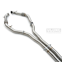Sistema de Escape Catback Valvetronic Premium con Tubo Frontal de Acero Inoxidable para Audi RS4 RS5 B9 2.9T, Piezas de Modificación