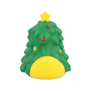 Juguete de goma amarillo personalizado a granel, sin orificios, para bañera y ducha, con sonido, para el baño, regalo de Navidad, árbol de Navidad - Product Image 2