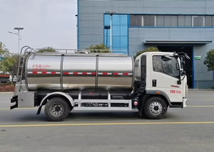 รถบรรทุกนมสด HOWO 4x2 พร้อมถังเก็บนม SUS304 เกรดอาหาร ผลิตจากสแตนเลสสตีล สำหรับขนส่งนมดิบ - Product Image 3