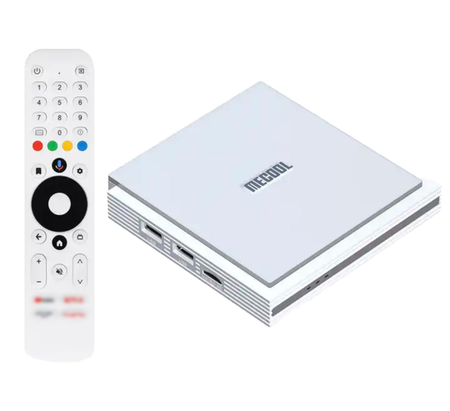 YDH-KM2 PLUS Deluxe Android TV Box True 4K S905X4 4+32GB 100M LAN Dual Wi-Fi, BT5.0 SPDIF and Google Certified Android TV Box