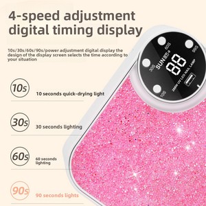 Lampe UV de table pour ongles en gel, séchoir de photothérapie professionnel en plastique pour salon de manucure, équipement de vente en gros - Product Image 4