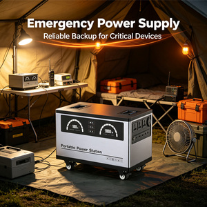 Estaciones de Energía Portátiles de Alta Potencia de 3000W LiFePO4, Generador Solar para Respaldo Doméstico y Campamento al Aire Libre - Product Image 2