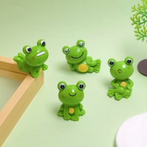 โมเดลกบจิ๋วน่ารัก 100 ชิ้น ของตกแต่งสวนจิ๋ว DIY <span class=keywords><strong>บ้าน</strong></span>ตุ๊กตา/ตู้เลี้ยงสัตว์ขนาดเล็ก ของตกแต่งบ้า<span class=keywords><strong>น</strong></span> ตกแต่งภู<span class=keywords><strong>มิ</strong></span>ทัศน์ข<span class=keywords><strong>น</strong></span>าดจิ๋วบนโต๊ะ - Product Image 3