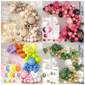 ชุดตกแต่งปาร์ตี้ธีมสัตว์ป่าสีเขียวทองสไตล์เรโทรสำหรับงานเลี้ยงฉลองทารกแรกเกิด พร้อมชุดลูกโป่งประดับซุ้มโค้ง - Product Image 6