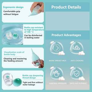 <span class=keywords><strong>Biberon</strong></span> d'allaitement anti-étouffement pour chiots et chatons avec mamelon en silicone réutilisable - Product Image 6