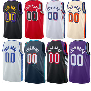 2026 赛季男士透气篮球服刺绣队服热压缝制设计您的徽标和姓名号码 - Product Image 1