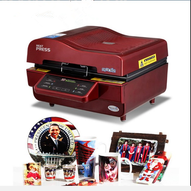 Factory Direct Sales Phone Cases 3D Vacuum Sublimation Heat Press Printing Machine
