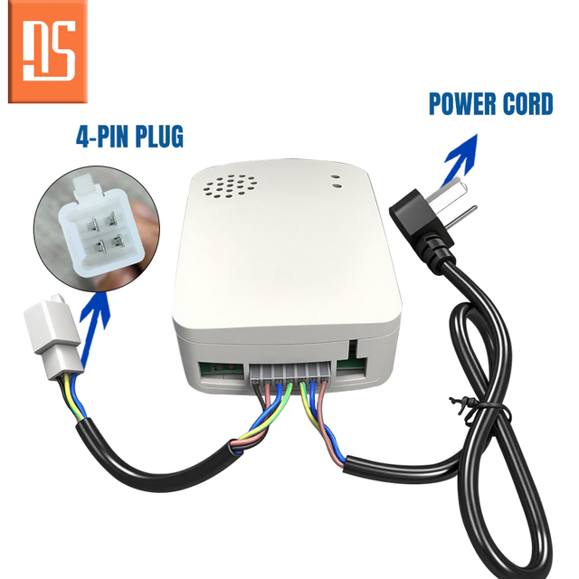 Easy Learn Tubular Motor External Chain Garage Door Rolling Shutter with Plastic Resistance Controller Stop and Rebound Control