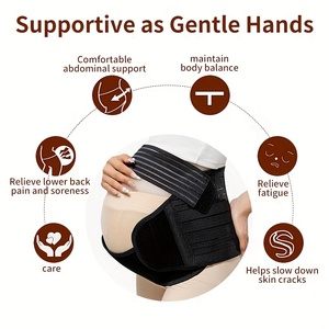 Ceinture de soutien abdominale réglable pour femmes enceintes – Soutien dorsal et protection de la taille pour la grossesse - Product Image 5
