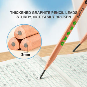 Mideer MD0169 Crayon d'illumination Triangle grossier 4B crayons pour enfants - Product Image 6