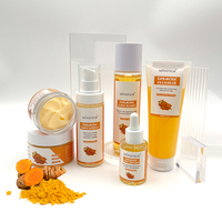 Kit de Soins de la Peau OEM MOND'SUB Coréen au Curcuma, Ensemble Anti-Acné et Anti-Taches pour Éclaircissement du Visage, Kit de Beauté Illuminateur