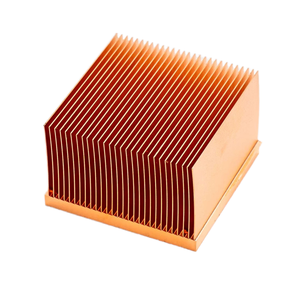 Dissipateurs thermiques à ailettes en cuivre personnalisés <span class=keywords><strong>DARE</strong></span>/ailettes de refroidissement thermique en cuivre haute Performance/composants de gestion de la chaleur à ailettes en cuivre personnalisés - Product Image 1