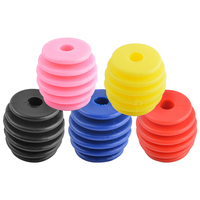 Amortisseur de câble en caoutchouc pour arc à poulies – Noir, Rouge, Jaune, Bleu, Rose