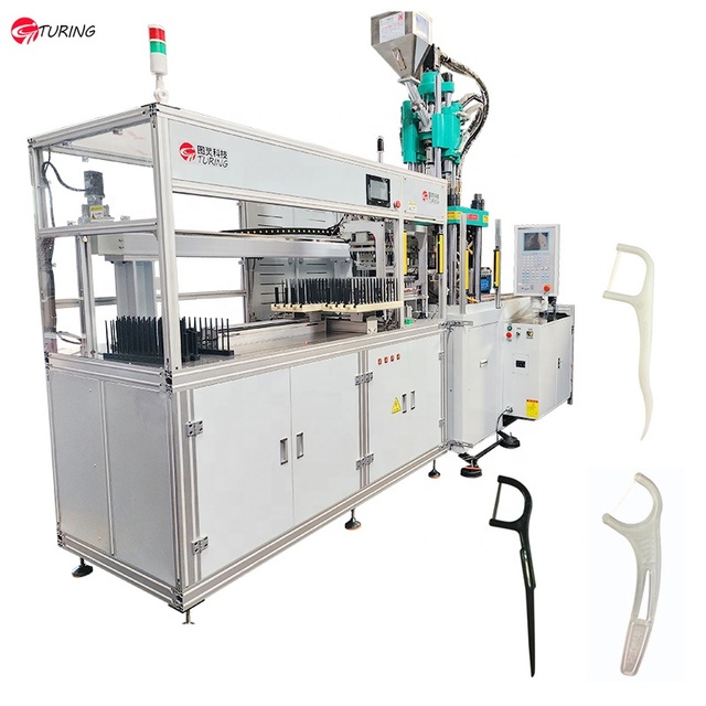Turing TR-Y48 Fully Automatic High Capacity Dental Floss Stick Making Machine / Interdental Sticks Line 14000 Pscs/8h 220V/380V