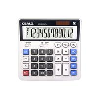 Calculatrice électronique à batterie solaire Pro OS-200ML Rétro-éclairage LED Clé PC en plastique Outil de bureau Calculatrice de bureau 200ML