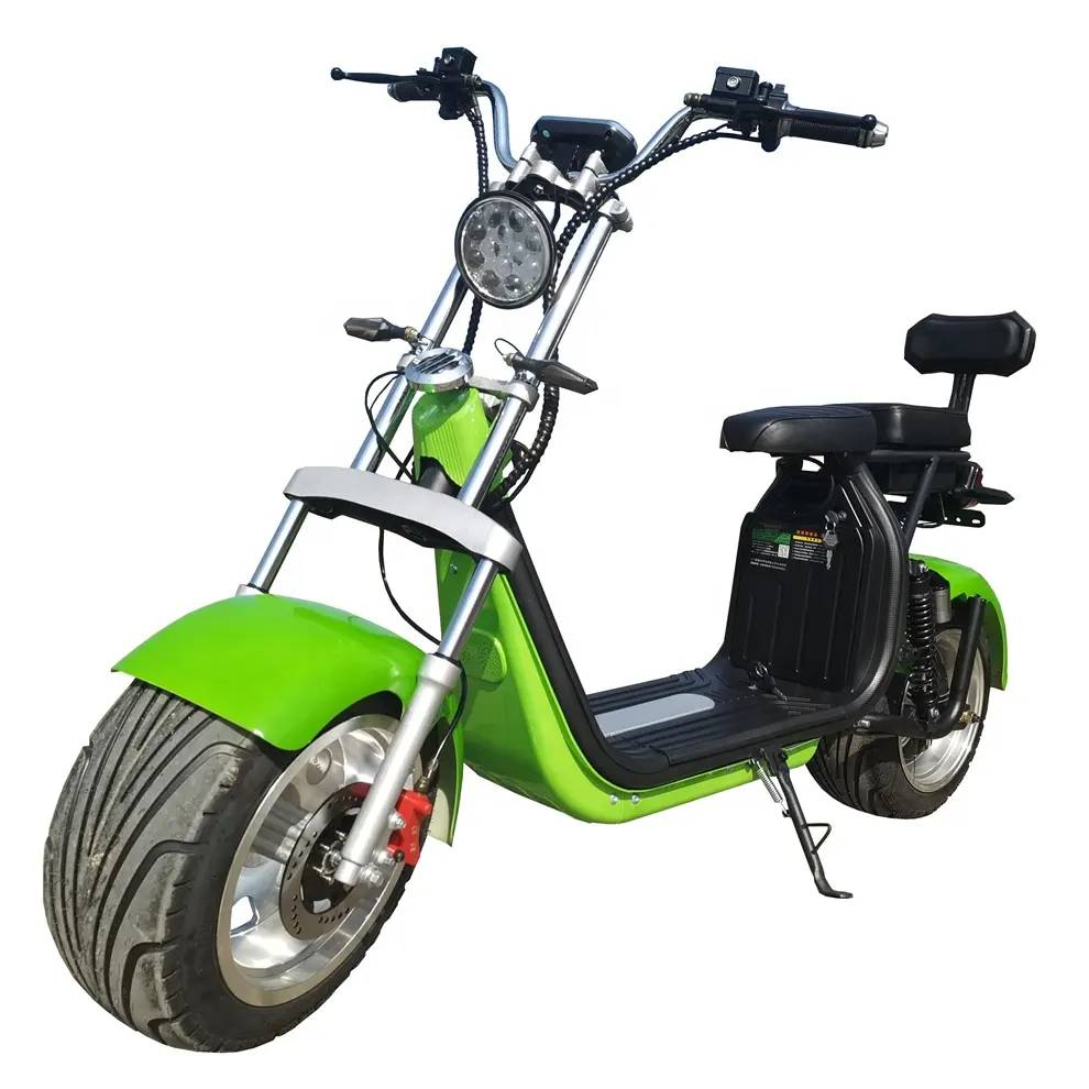 Adulto motociclo elettrico con 12 pollici big tire 60v 20ah batteria a buon mercato scooter elettrico citycoco