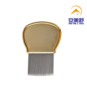 Peine antipiojos sin liendres con dientes metálicos Peine para piojos con aguja <span class=keywords><strong>de</strong></span> hilo metálico <span class=keywords><strong>de</strong></span> alta calidad - Product Image 2