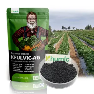 "Khumic kfulvic-Ag" axit FULVIC hữu cơ dạng hạt phân bón 40% Humic chiết xuất kali FULVIC humate