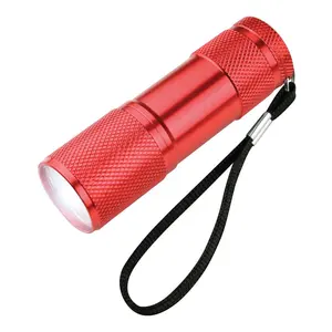 Good Price 9LED Mini Battery Operated Alu Miniature LED Flashlight Flashlights & Torches