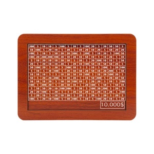 Tirelire personnalisée avec contre-dollar américain et <span class=keywords><strong>euro</strong></span> <span class=keywords><strong>en</strong></span> bois pot de stockage d'argent oeuvre pièce décorative <span class=keywords><strong>en</strong></span> bois - Product Image 1
