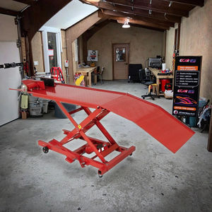 <span class=keywords><strong>Table</strong></span> élévatrice de <span class=keywords><strong>moto</strong></span> à poteau unique de haute qualité 800 livres <span class=keywords><strong>pneumatique</strong></span> hydraulique à prix abordable - Product Image 5