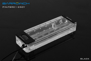 Radiatore a Liquido RGB LED Senza Ventole per Computer, Serie Barrowch Boxfish, in Acrilico, Quadrato, Intelligente, FBRE1 - Product Image 6