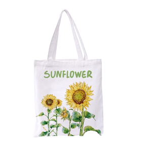 Bolsa de Compras de Lona con Asa para el Hombro, con Diseño de Dibujos Animados, Ecológica, con Logotipo Personalizado, para el Estilo de Vida de Verano y la Playa, Venta al Por Mayor - Product Image 1