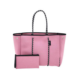 Borse a Mano da Spiaggia in Neoprene per Donna con Stampa Logo Personalizzato dal Produttore a Prezzo Ragionevole - Product Image 1