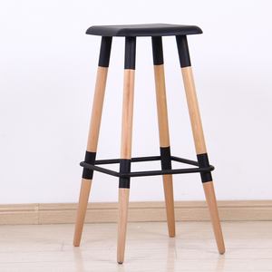 Commercio all'ingrosso mobili di fabbrica moderne gambe in legno sgabello quadrato per cucina bancone <span class=keywords><strong>isola</strong></span> - Product Image 5