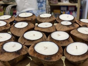 เทียนเนื้อมะพร้าว2025บัวสีน้ำเงินกลิ่นถั่วเหลืองธรรมชาติออร์แกนิกผ่อนคลายกลิ่นบ้านสปาของขวัญตกแต่ง - Product Image 6