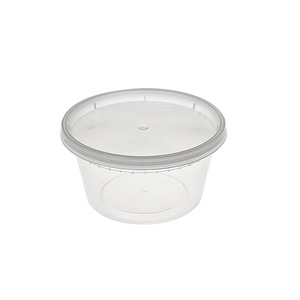 Mẫu <span class=keywords><strong>F</strong></span> Ree BPA free 12oz microwavable bữa ăn chuẩn bị súp <span class=keywords><strong>container</strong></span> kín nhựa dùng một lần thực phẩm Deli <span class=keywords><strong>Container</strong></span> có nắp đậy - Product Image 1