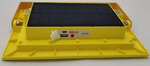 ไฟสปอร์ตไลท์ LED พลังงานแสงอาทิตย์แบบรวม 80W SMD IP66 5000K แสงเดย์ไลท์ ตัวเครื่อง ABS+PS ติดตั้งบนพื้น แบตเตอรี่ลิเธียม 3600mAh - Product Image 6